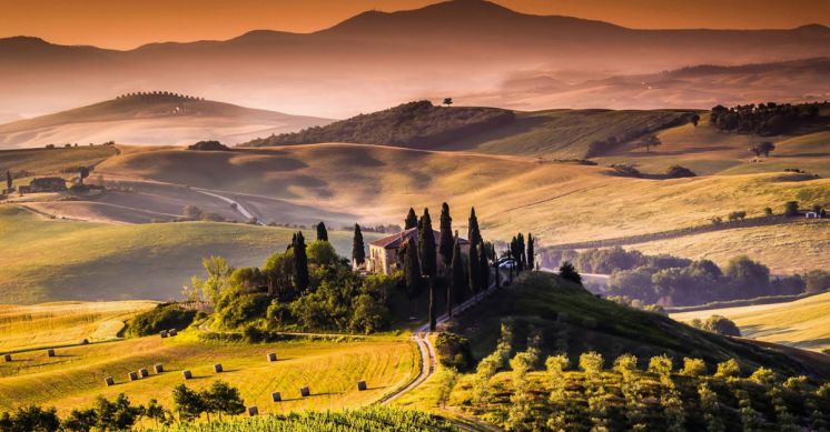 toscane paysage vignoble